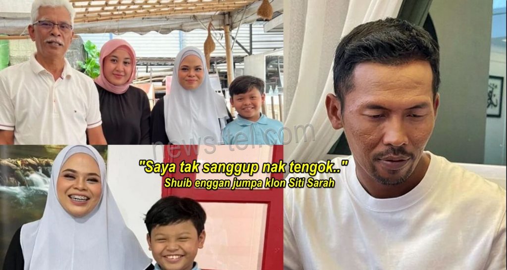 “Saya tak sanggup tengok” Shuib tak mahu jumpa ‘kembar’ arwah Siti